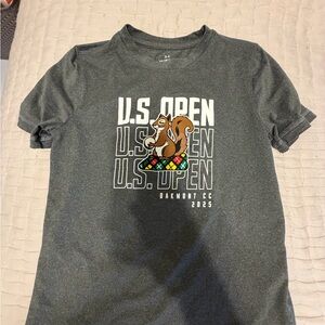 U.S. Open Oakmont 2025 kids Under Armour Dark Gray T-Shirt